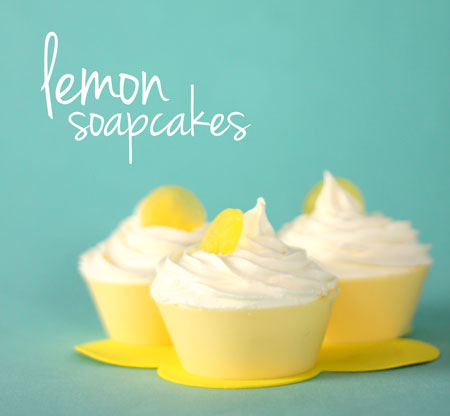 Lemony Cupcake Soap