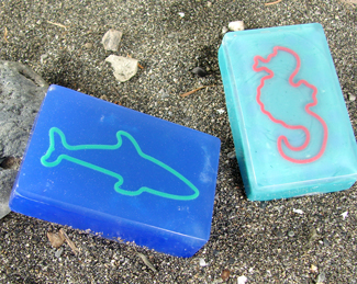 Sea Creature Rubberband Soaps